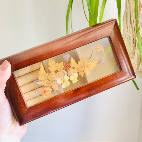 The Bombay Company Mahogany Musical Jewelry Box